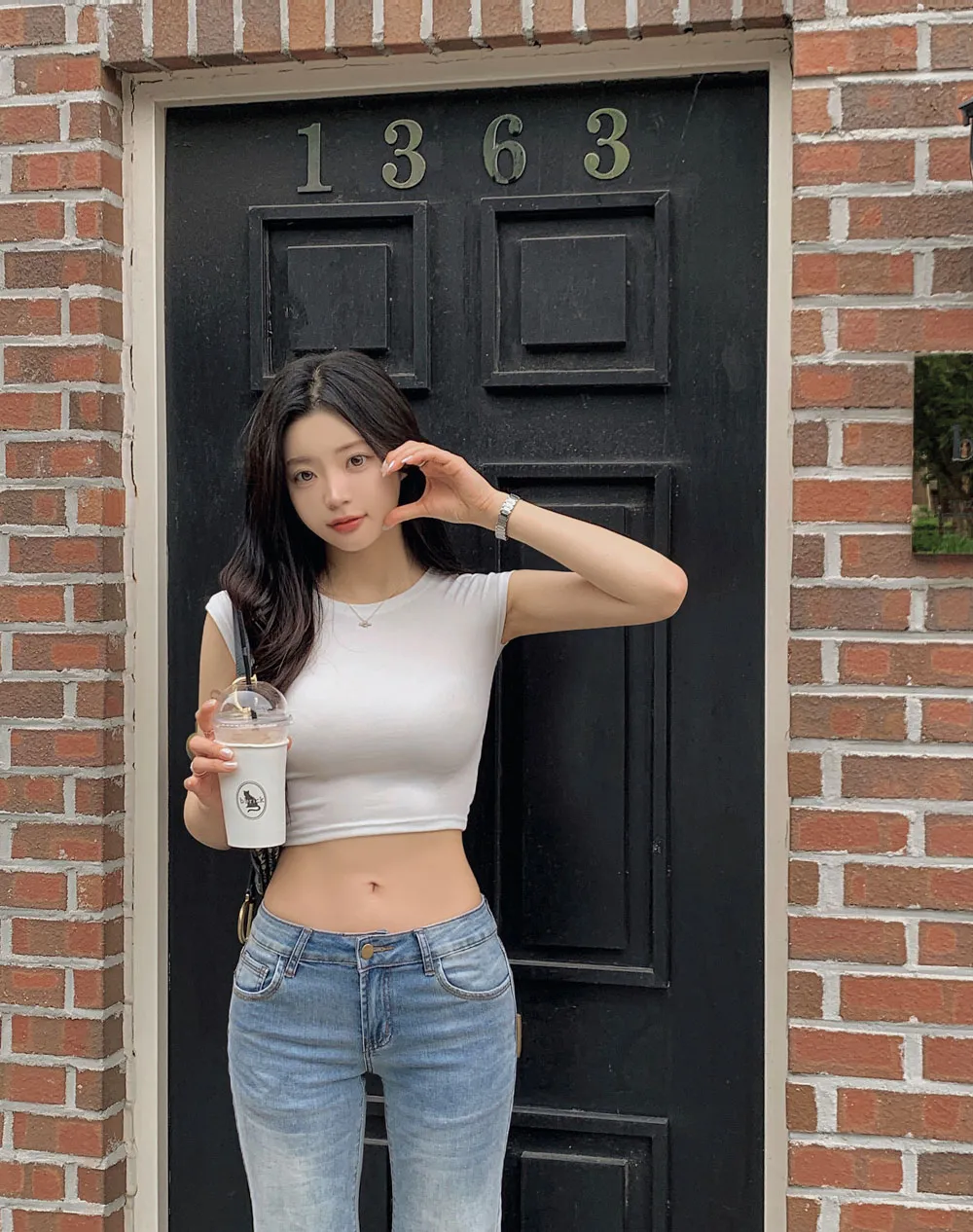 바지 모델 착용 이미지-S1L29