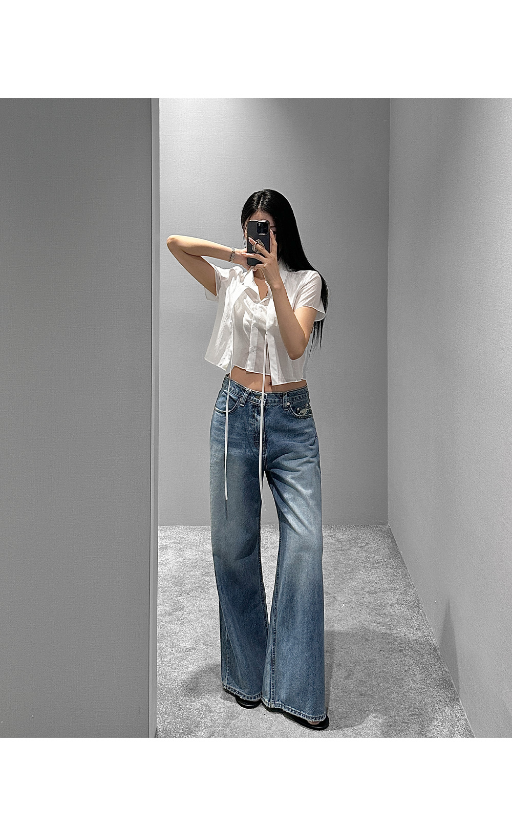 LINKABLE デニム風パンツ 楽デニム ルーズタックパンツ | 子供服の通販 デビロック公式サイト