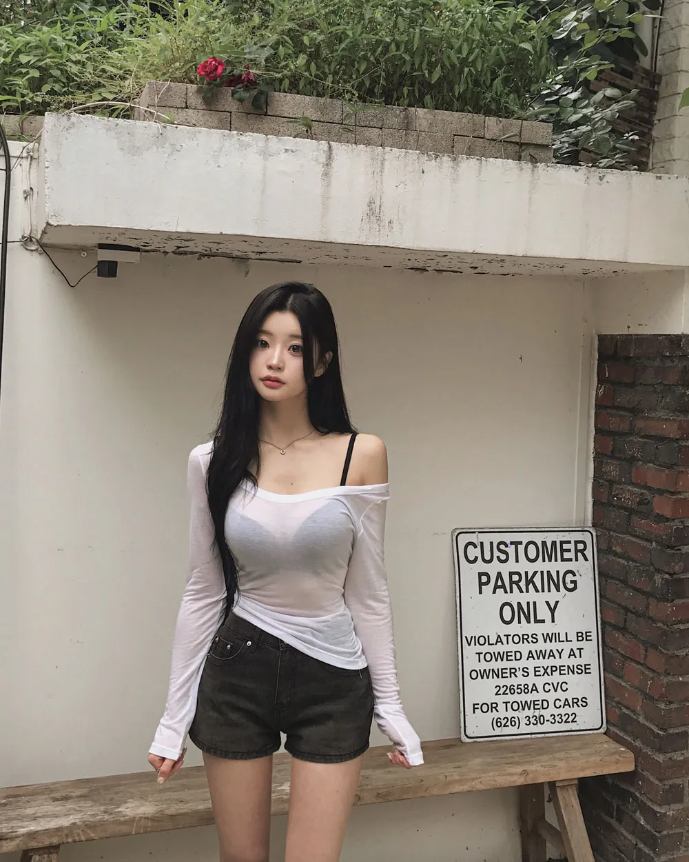 반바지 모델 착용 이미지-S1L124