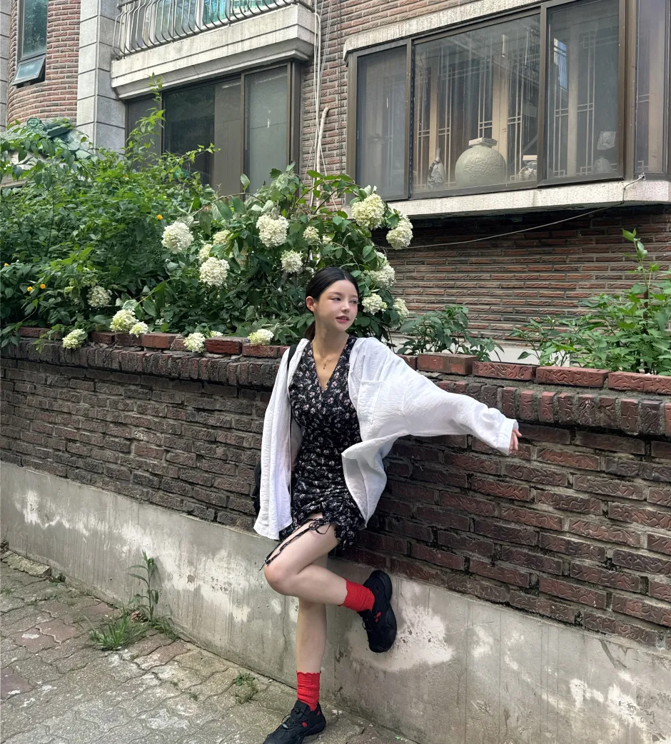 드레스 모델 착용 이미지-S1L35