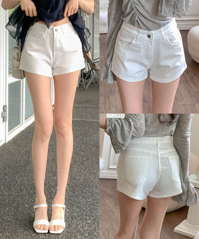デニムショートショートパンツデニムパンツ | レディースファッション