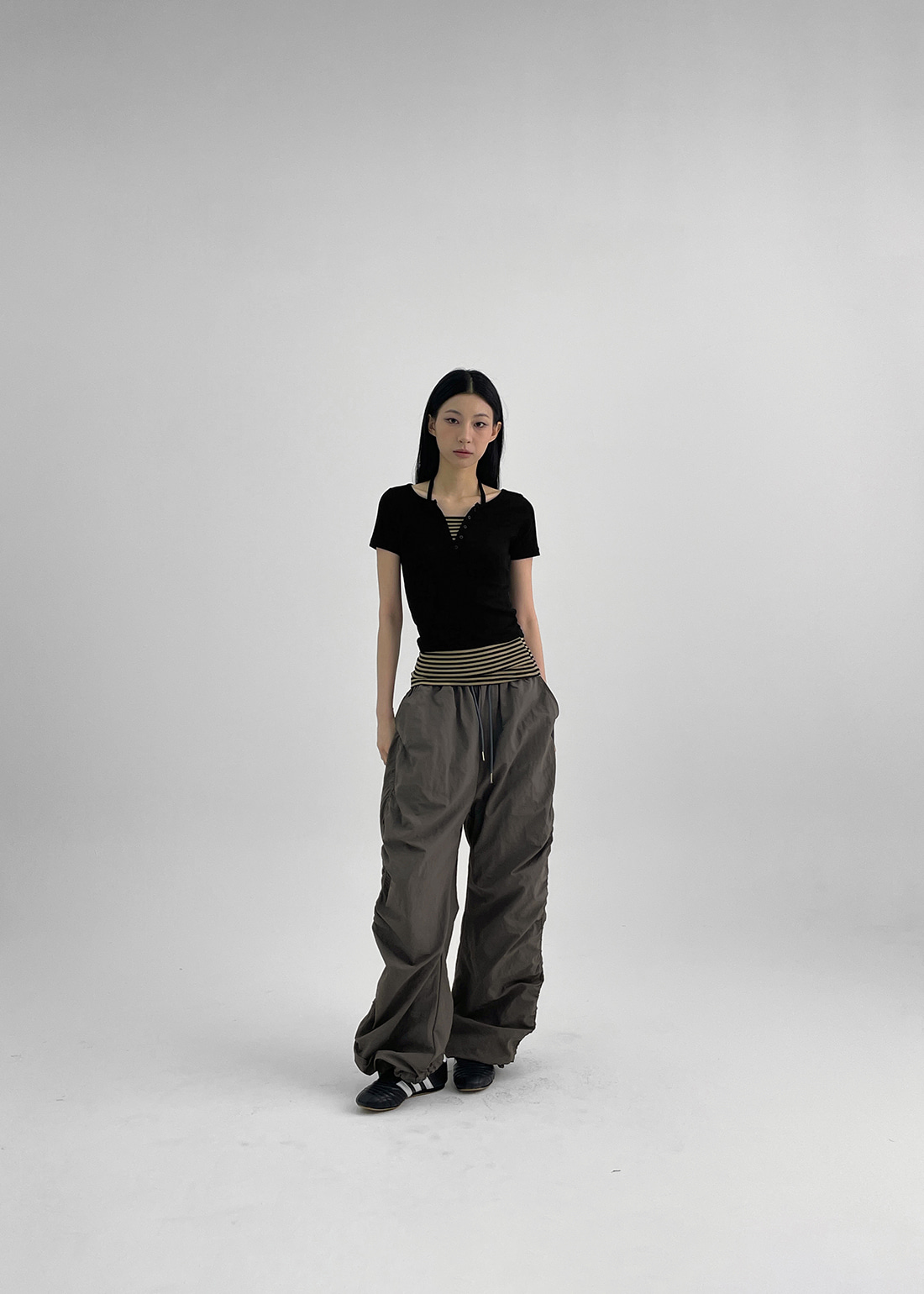 コムデギャルソン 2015AW 立体 ドローストリング ワイドパンツ COMME des GARCONS / コムデギャルソン | 2015AW | 立体 ドロー