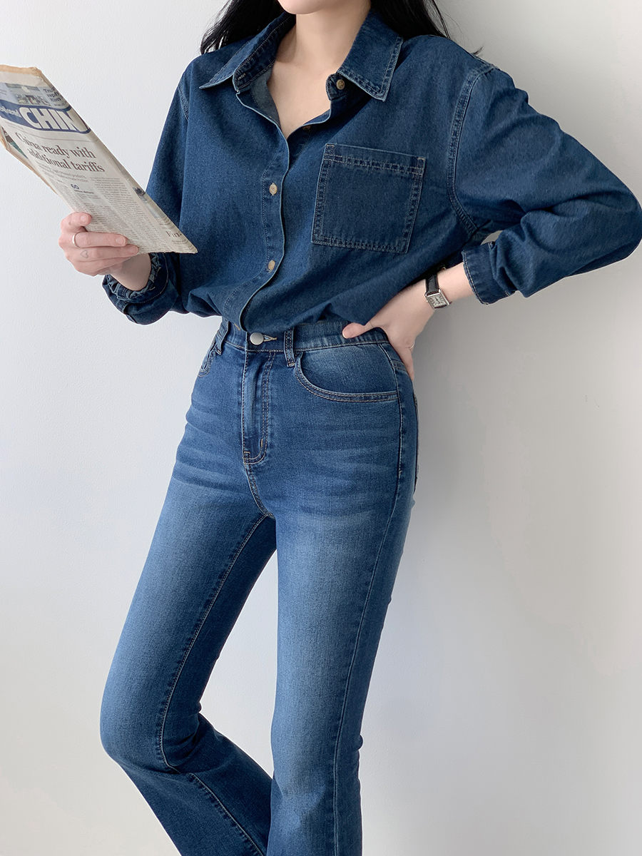23×DENIM ライトブルーデニムシャツ　32サイズ Man ライトブルー デニム シャツ X6MA149601LWHNXZU008 | Tods