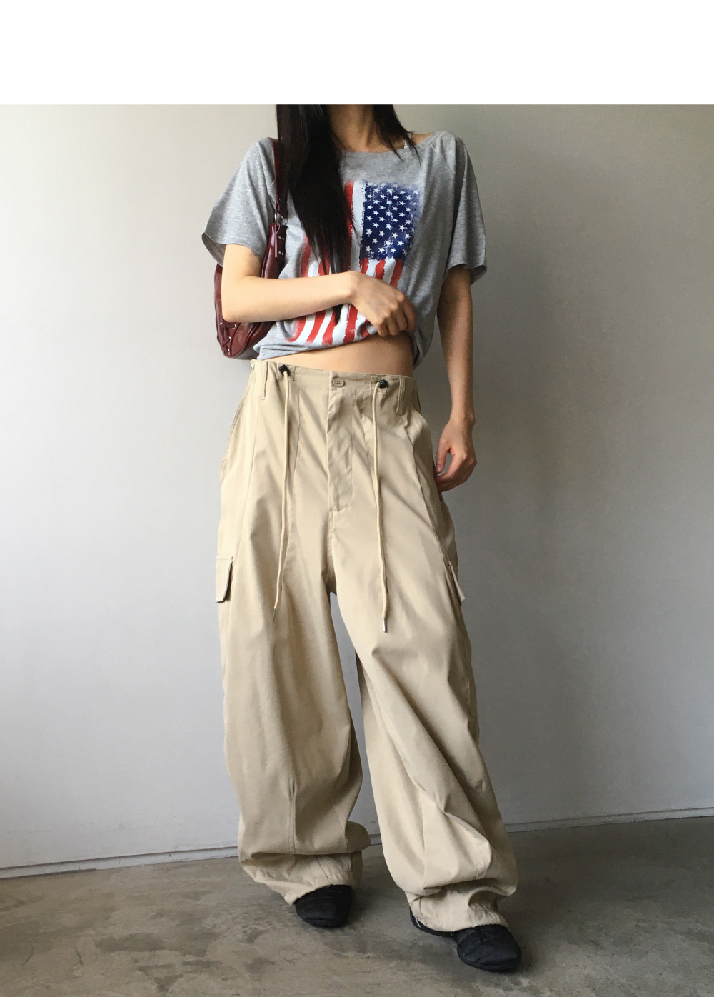 タグ付き!LuLuLemonホワイト カーゴパンツ ドローストリング aimoha マタニティ ドローストリング付きマタニティカーゴパンツ