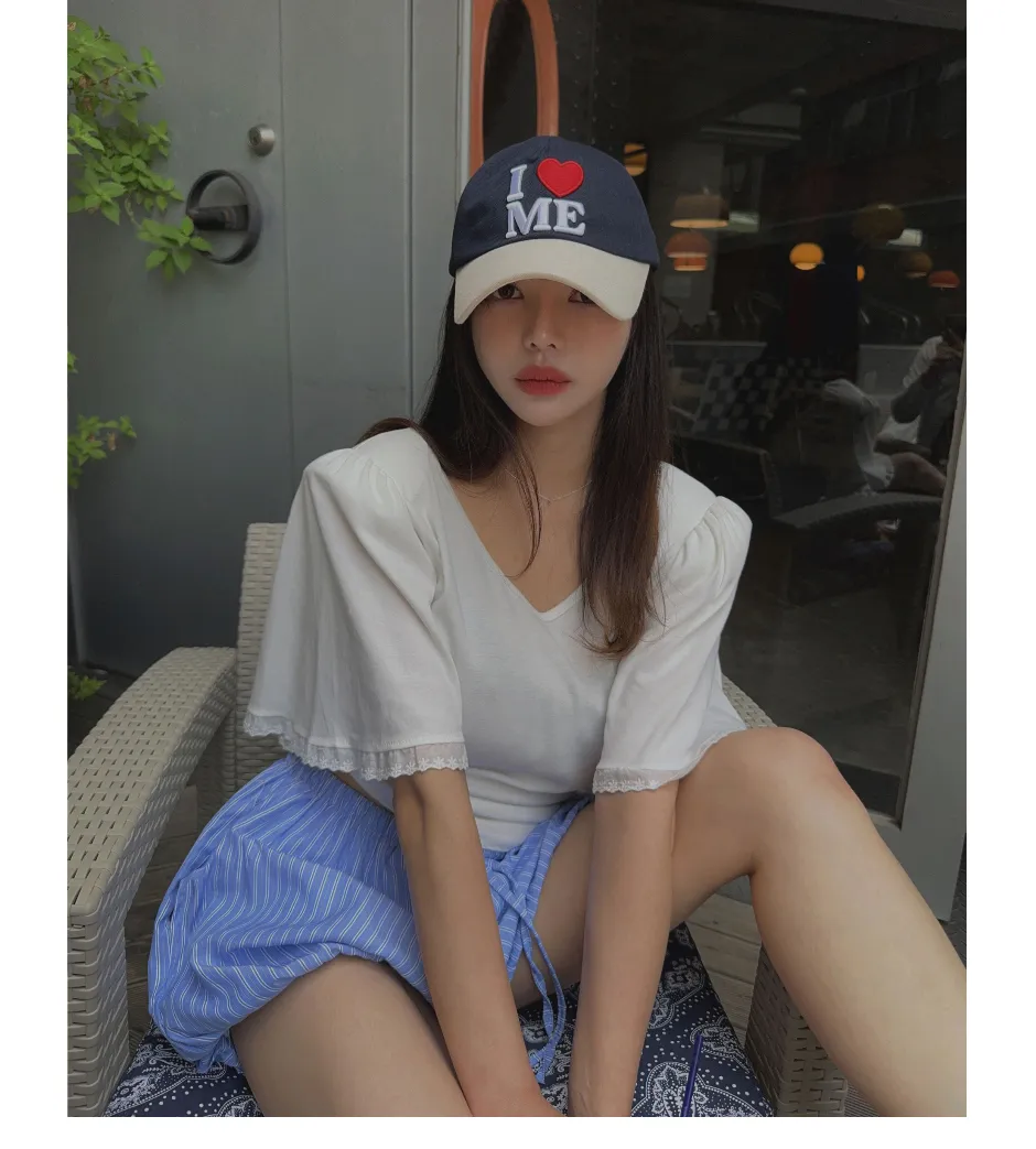 반팔 티셔츠 모델 착용 이미지-S1L8