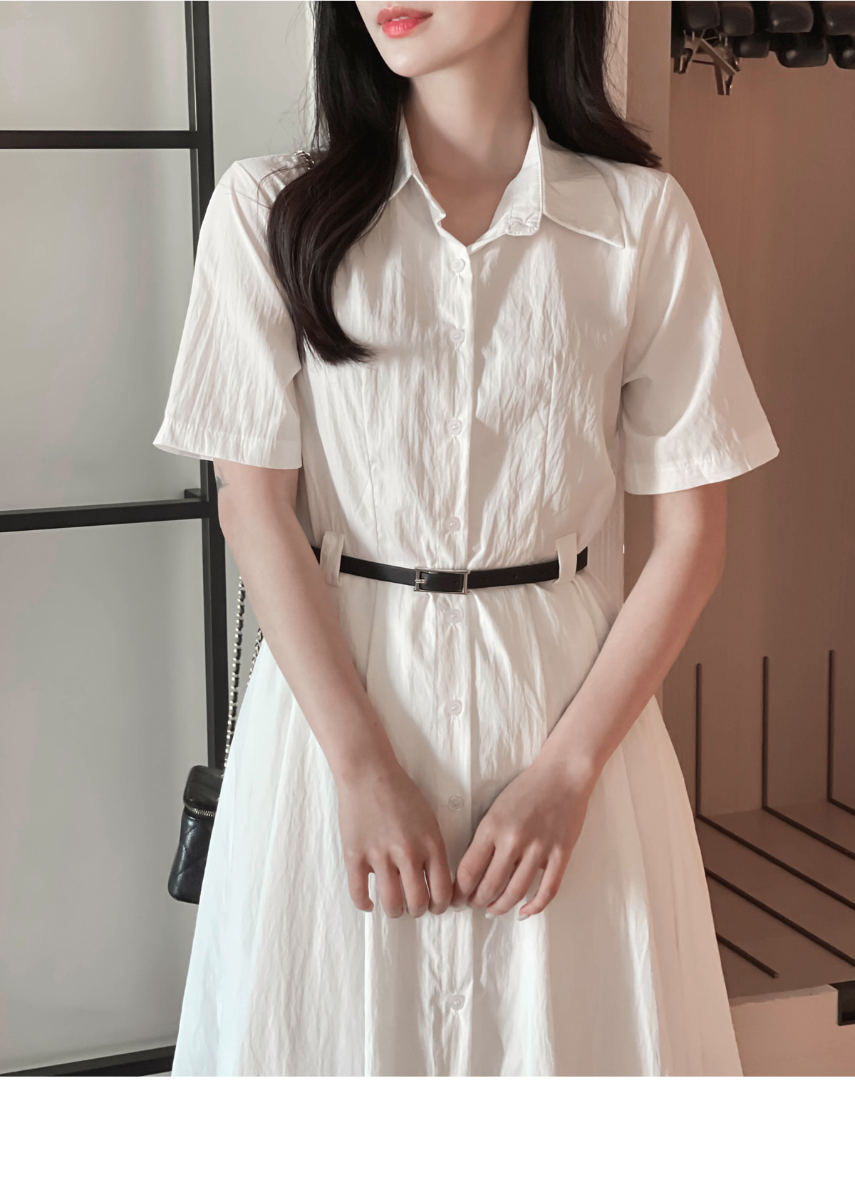 ★minagram★ ルムス 半袖フレアロングワンピース ベルトセット TT6383EW000363_8_l.jpg