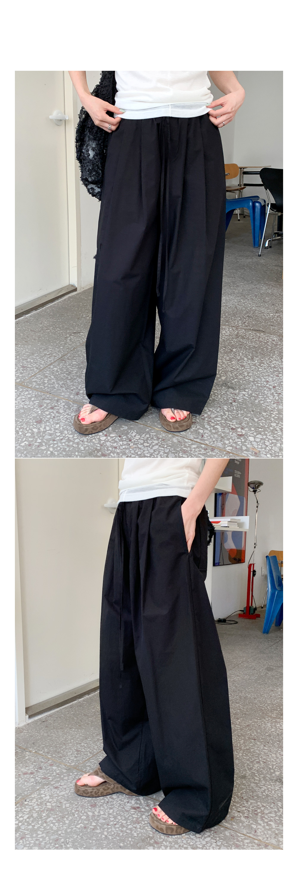 コムデギャルソン 2015AW 立体 ドローストリング ワイドパンツ COMME des GARCONS - COMME des GARCONS / コムデギャルソン