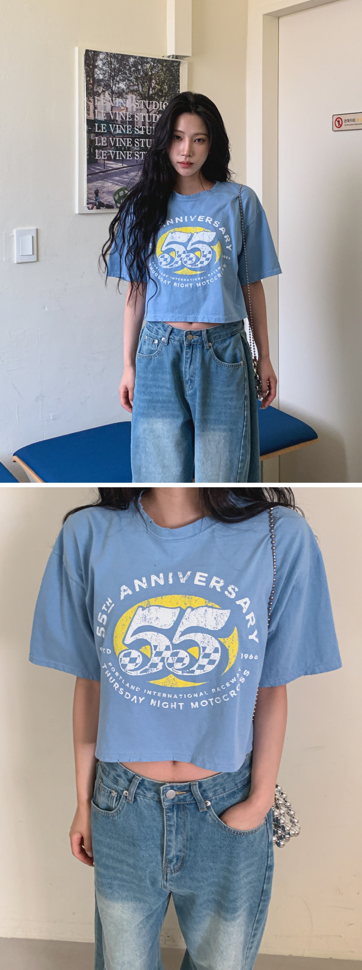 レア！ヴィンテージTシャツ Tiffany & Co. 水色 クロップドTシャツ ☆プレミア化必須☆Tiffany & Co. x NBA x Mitchell & Ness (Tiffany