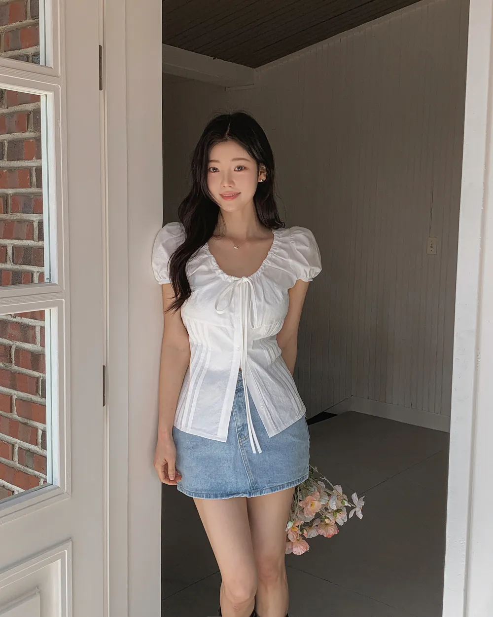 드레스 모델 착용 이미지-S1L14