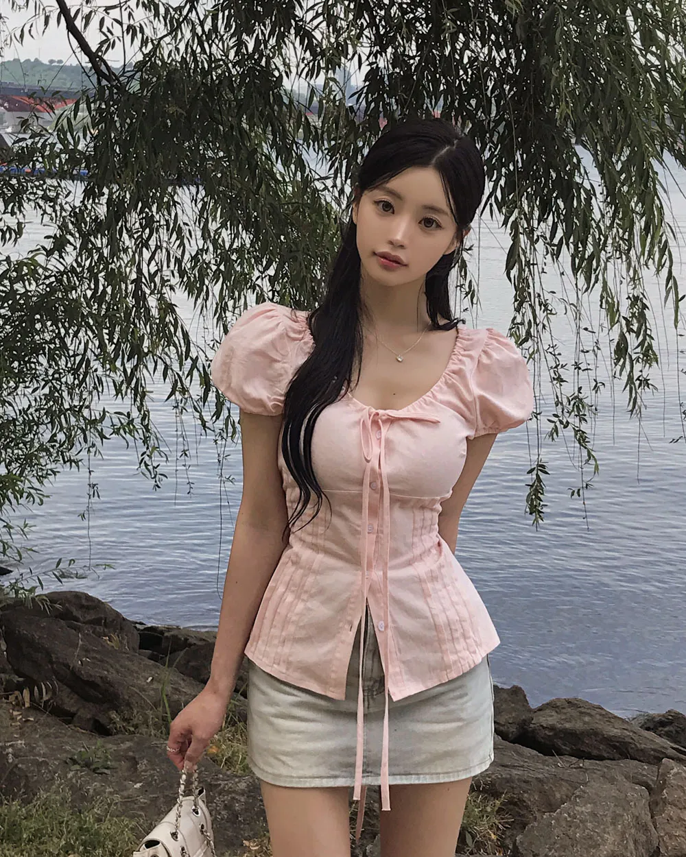 드레스 모델 착용 이미지-S3L38