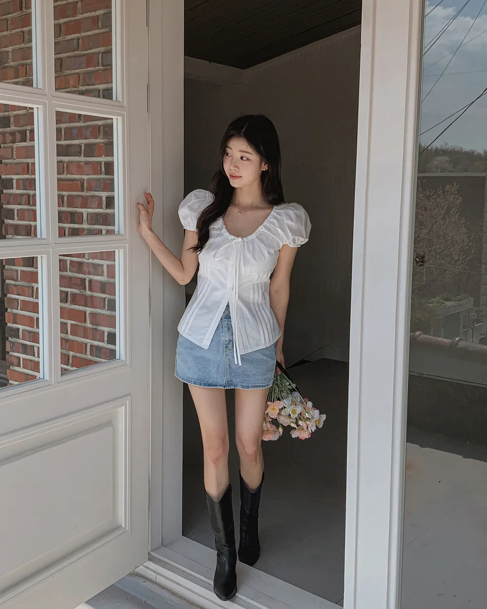 드레스 모델 착용 이미지-S1L24