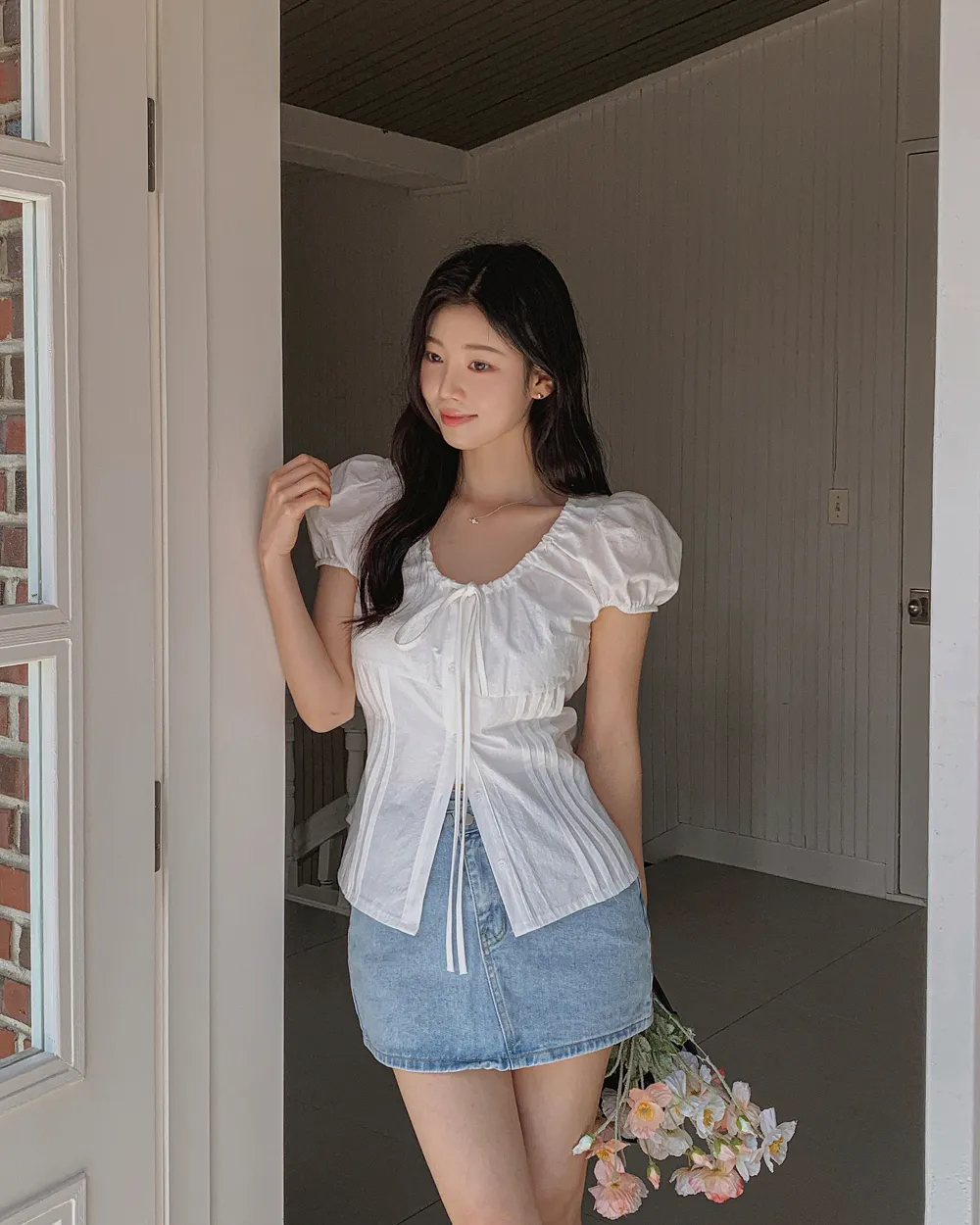 드레스 모델 착용 이미지-S1L13