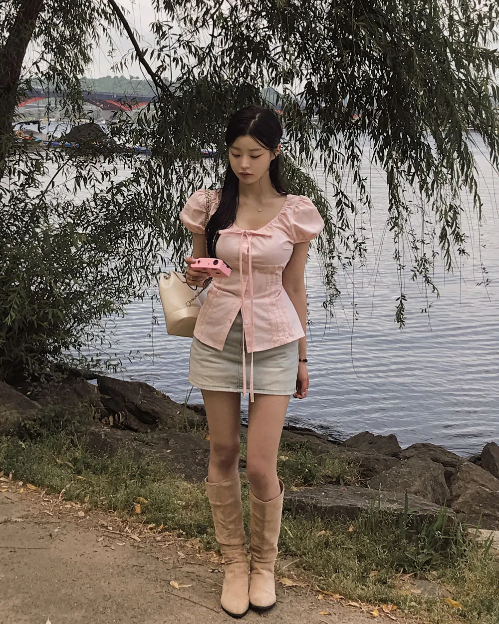 드레스 모델 착용 이미지-S3L71