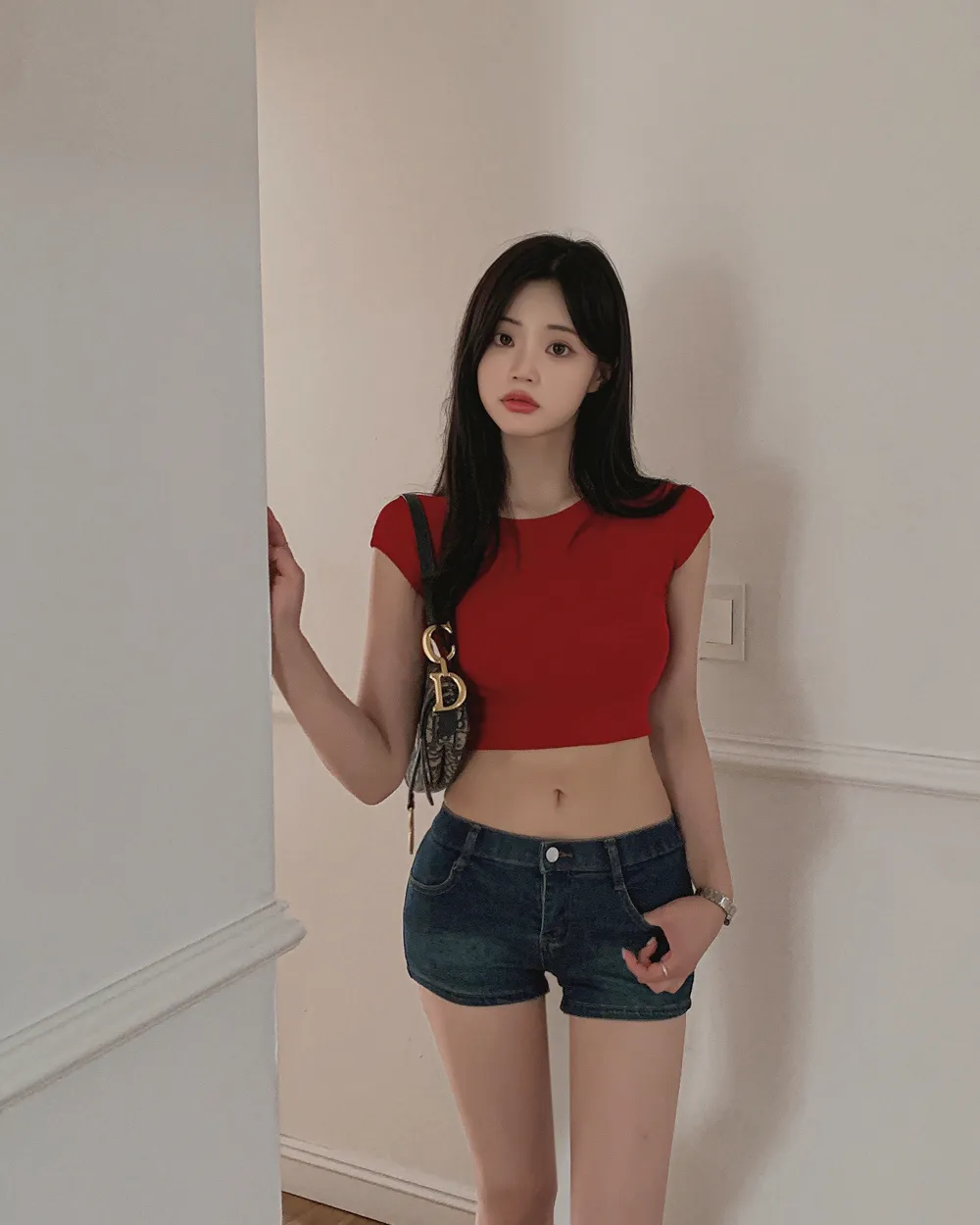 반바지 모델 착용 이미지-S2L36