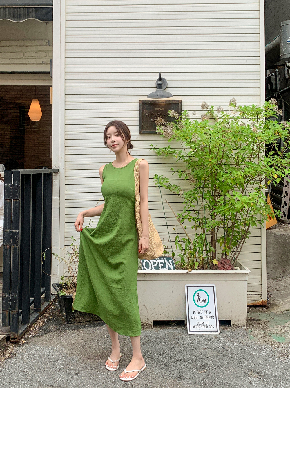 ドレス ワンピース ラウンドネック ロング スリット 2colors S/L LKS32088Yimg_02_2201.jpg