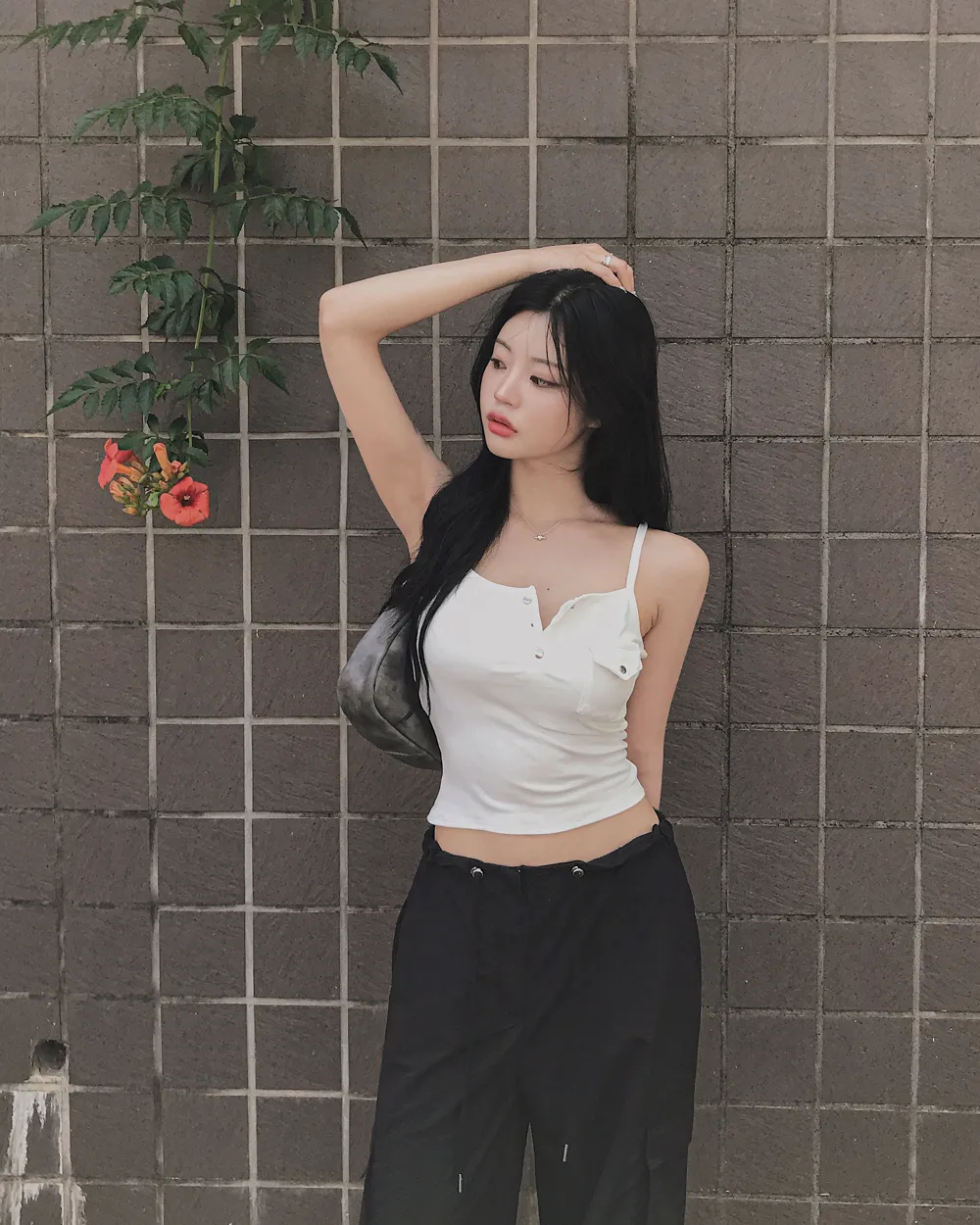 바지 모델 착용 이미지-S1L118
