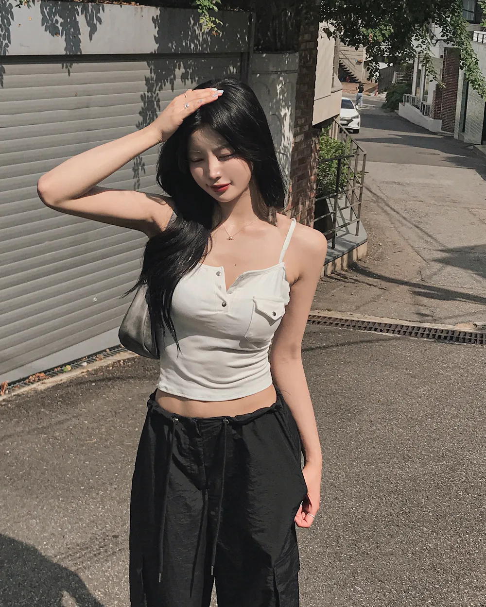 바지 모델 착용 이미지-S1L105