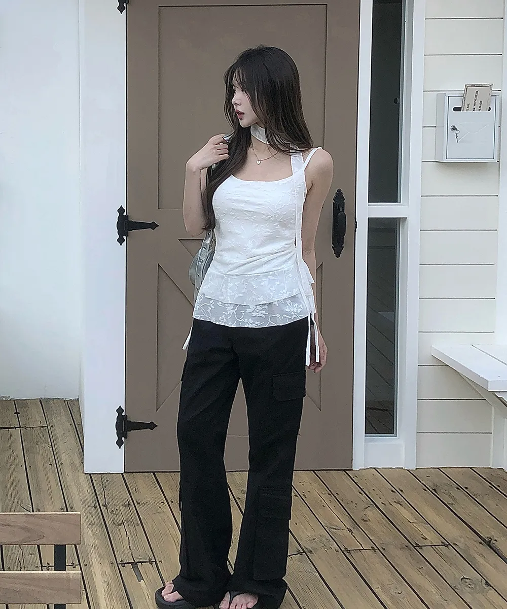 바지 모델 착용 이미지-S2L44