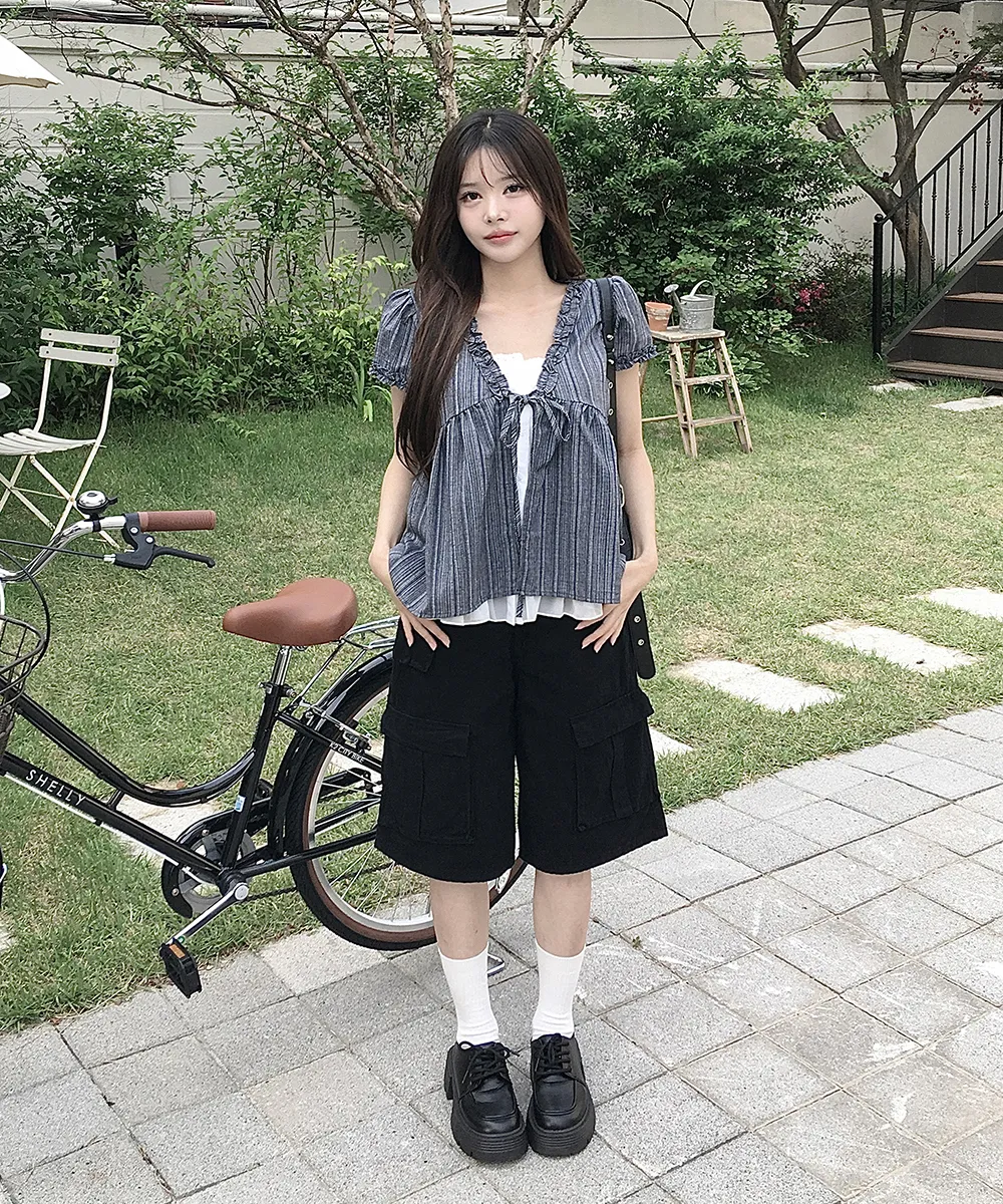 반바지 모델 착용 이미지-S2L61
