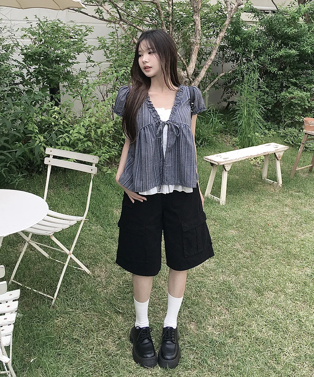 반바지 모델 착용 이미지-S2L52