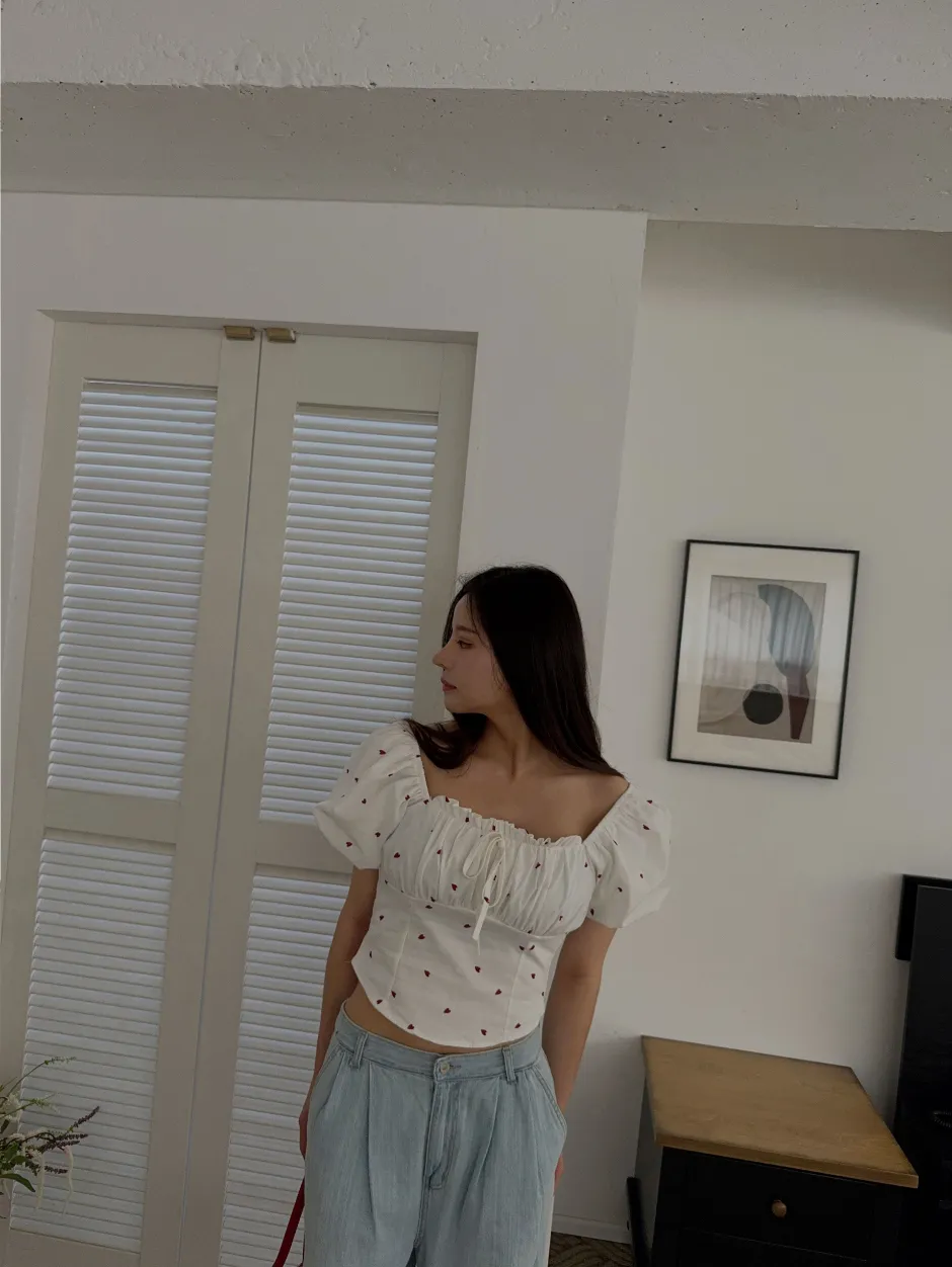 블라우스 모델 착용 이미지-S1L19