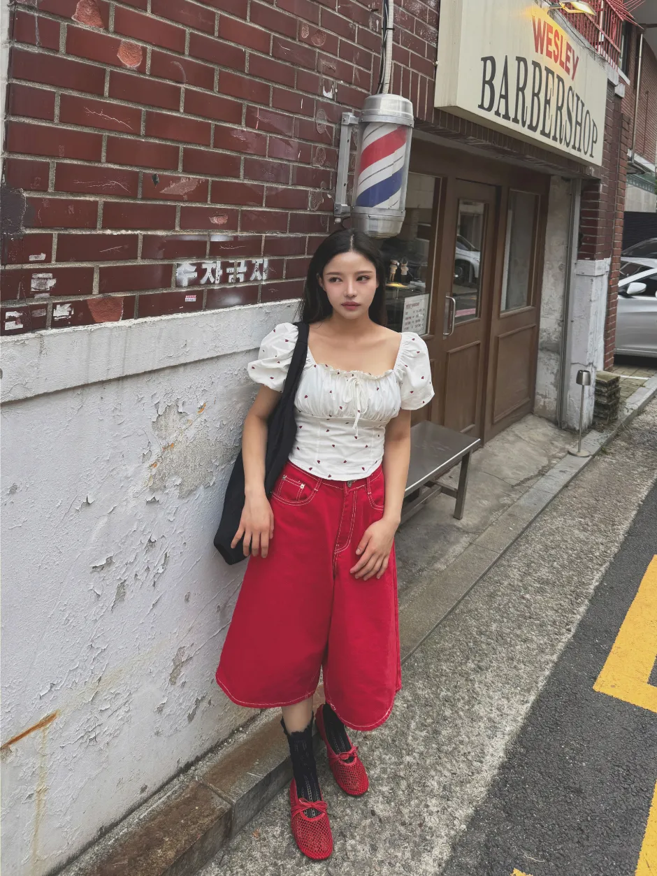 블라우스 모델 착용 이미지-S1L29