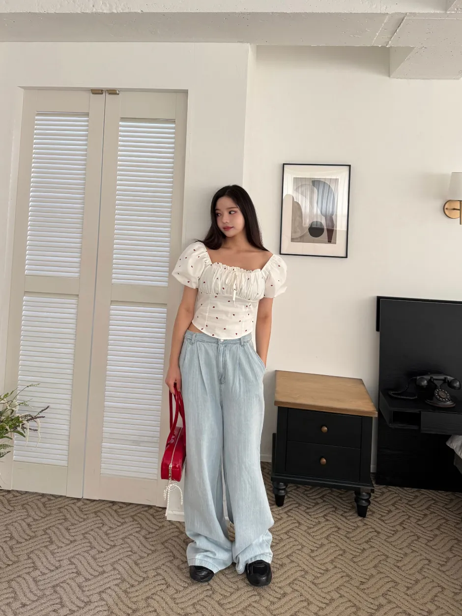 블라우스 모델 착용 이미지-S1L21