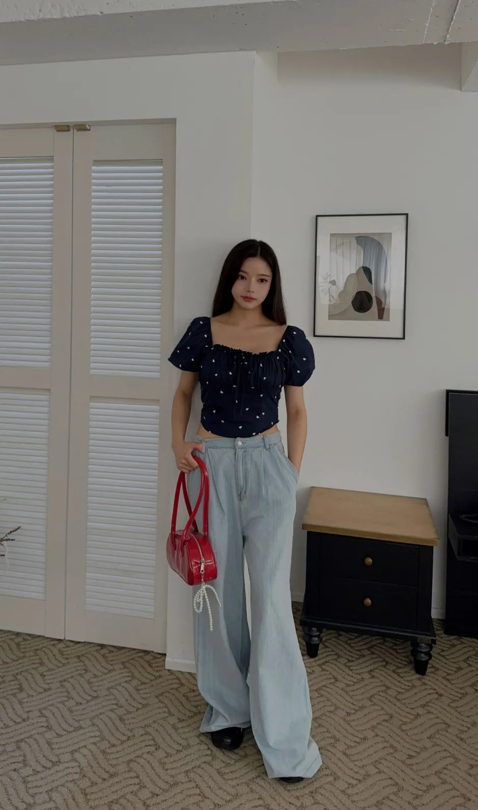 블라우스 모델 착용 이미지-S1L10