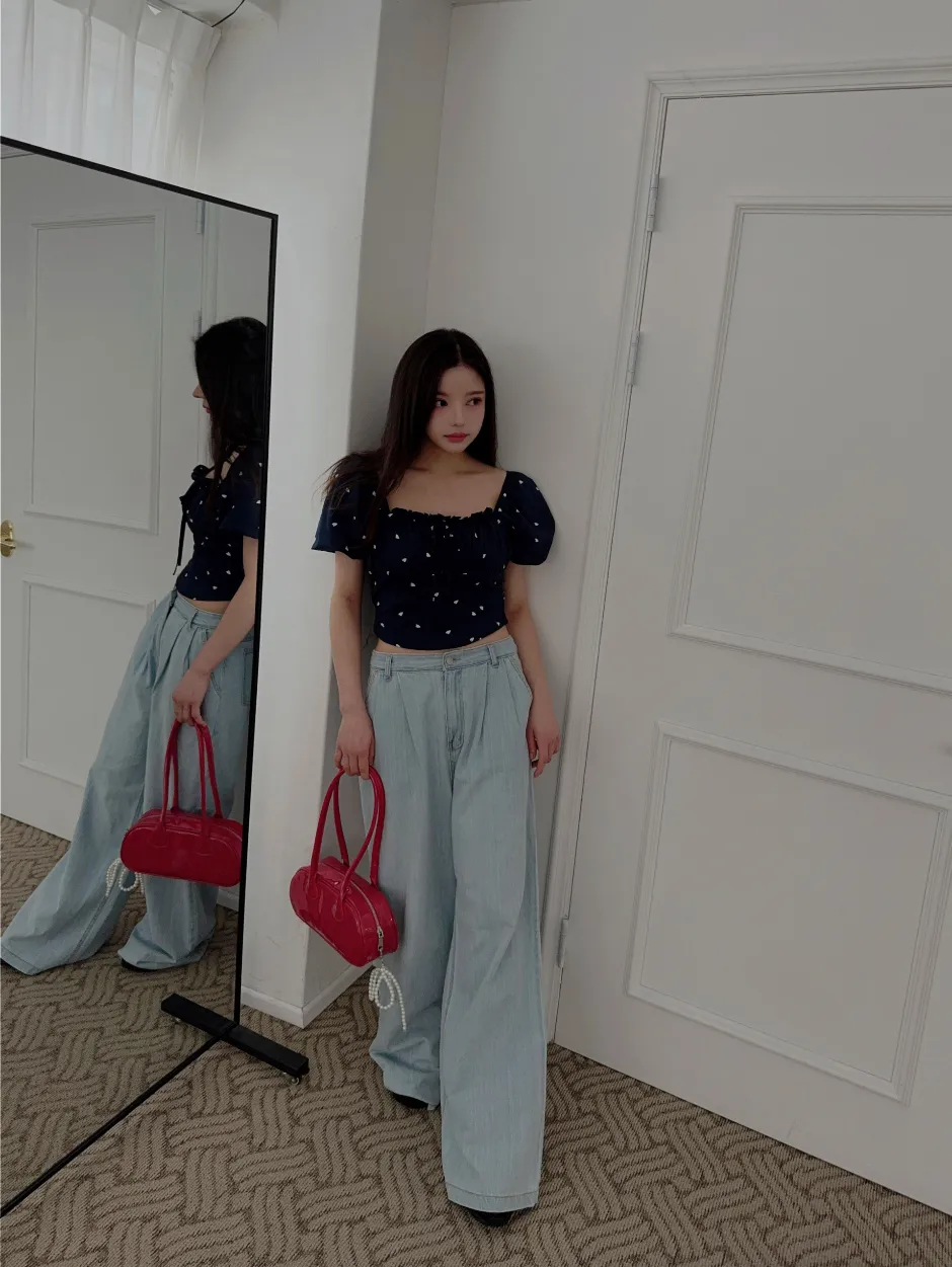 블라우스 모델 착용 이미지-S1L15