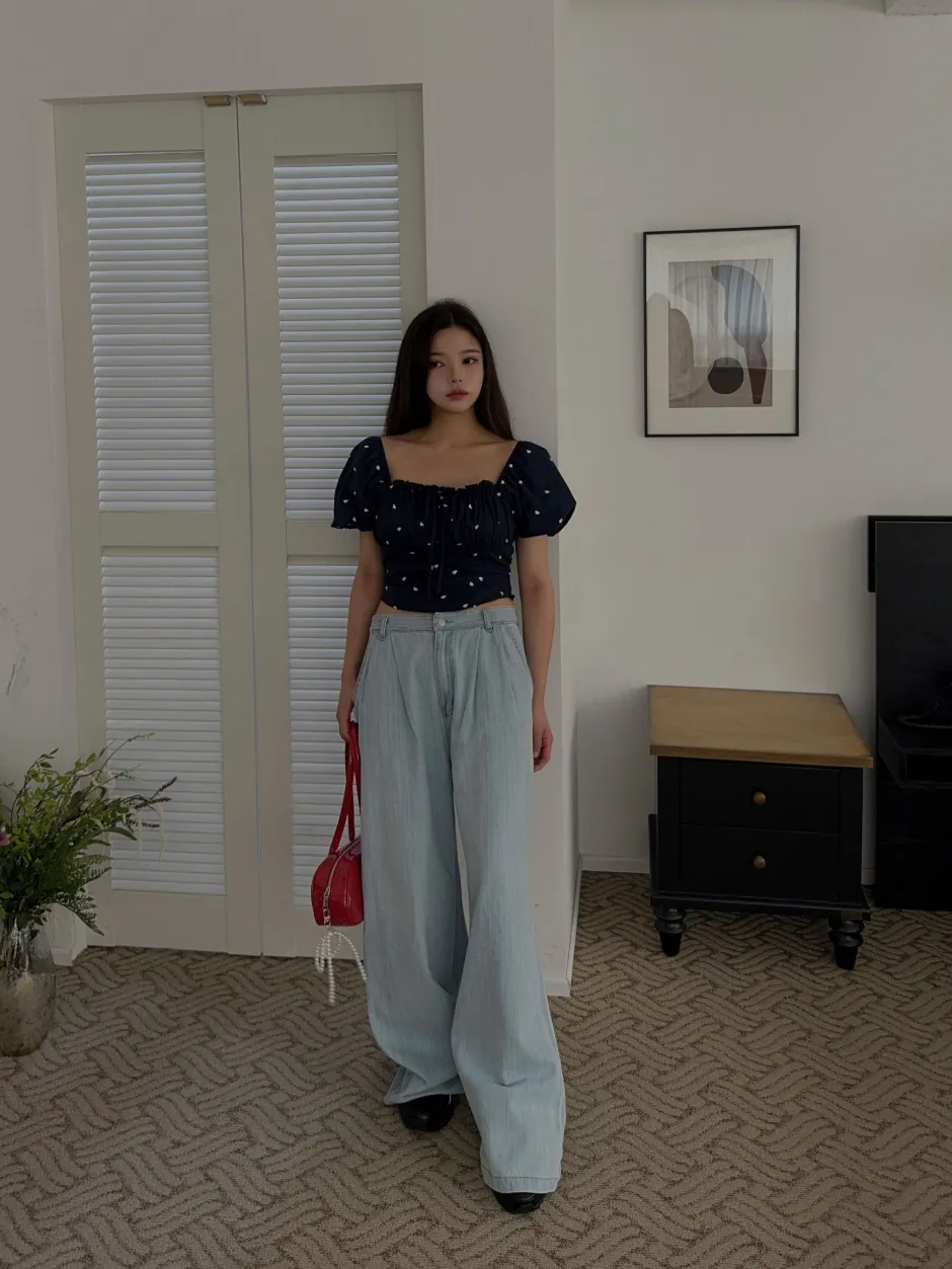 블라우스 모델 착용 이미지-S1L14