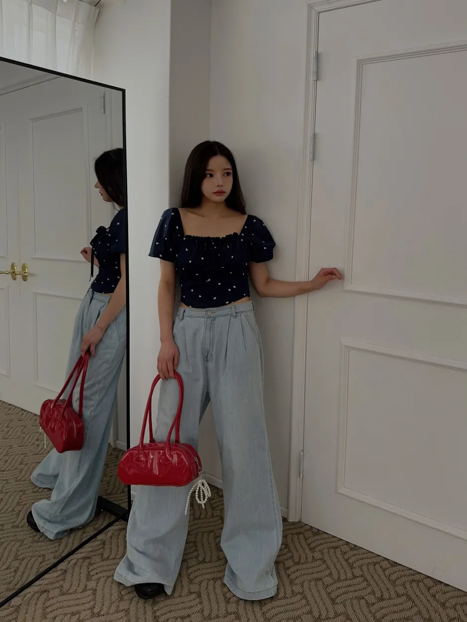 블라우스 모델 착용 이미지-S1L39