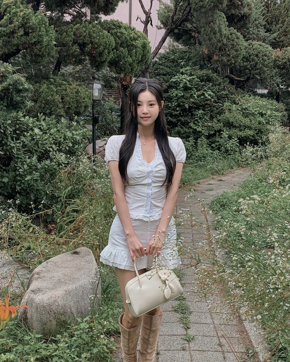 드레스 모델 착용 이미지-S1L36