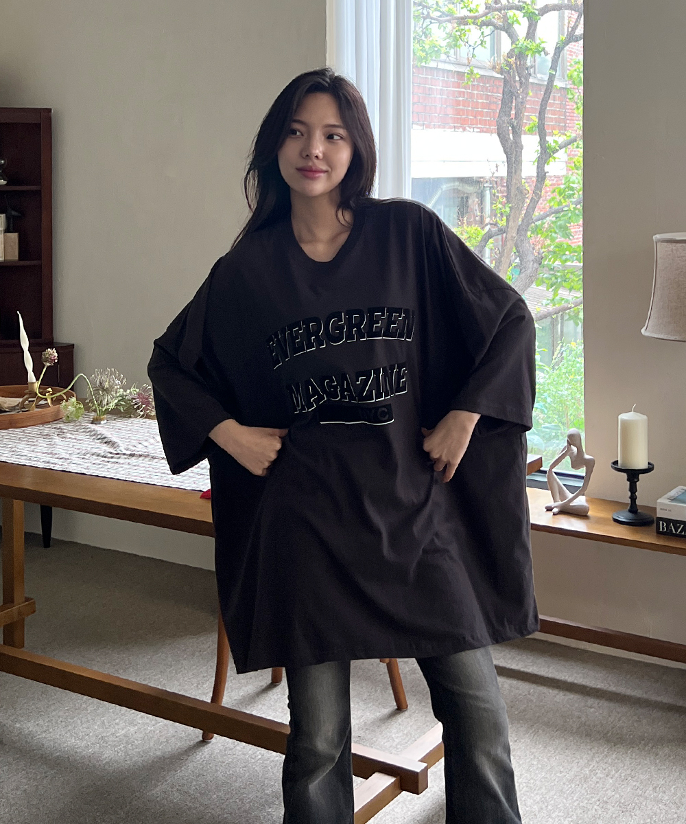 ボクシー半袖ワイドプリントTシャツ | レディースファッション通販