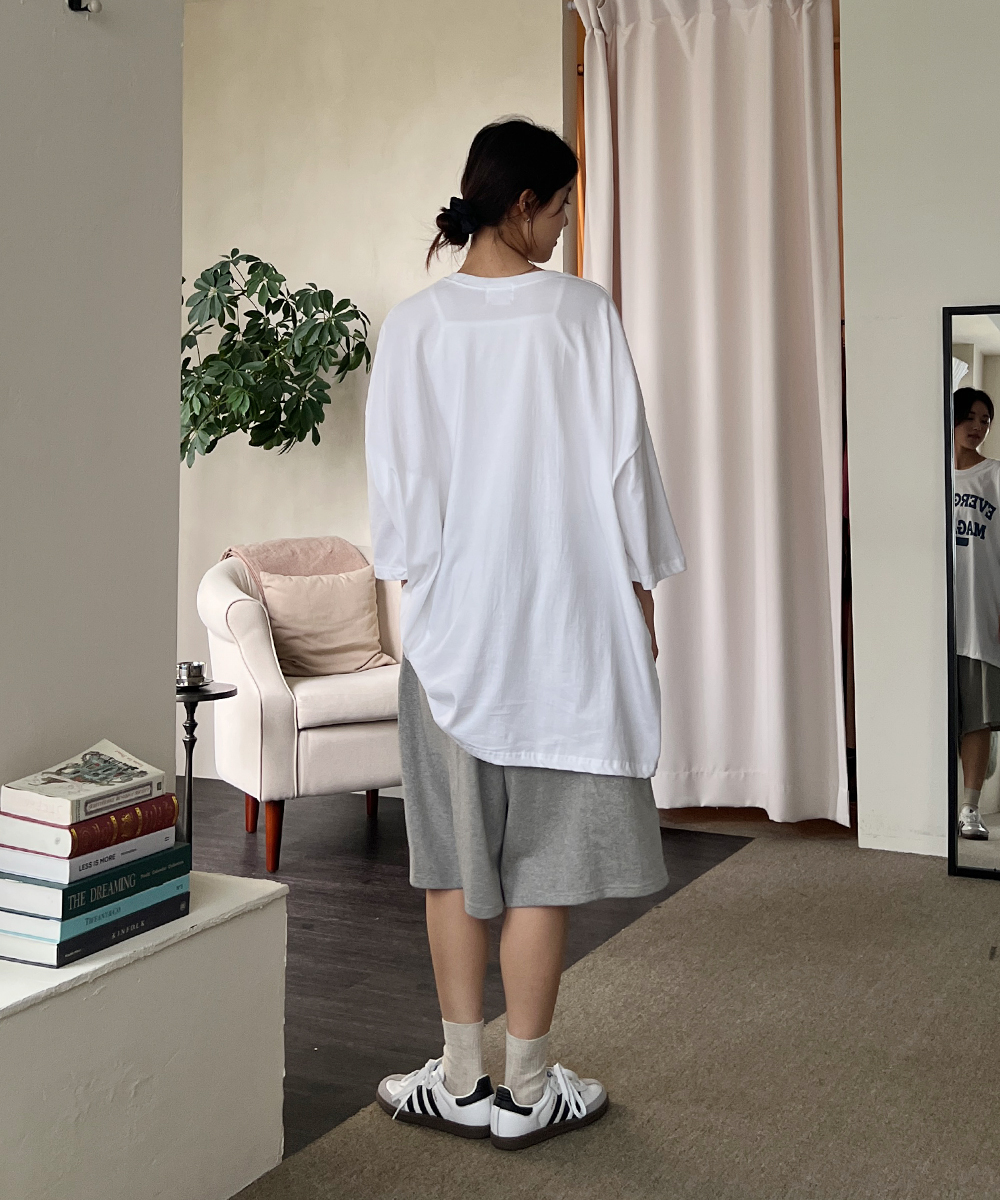 ボクシー半袖ワイドプリントTシャツ | レディースファッション通販