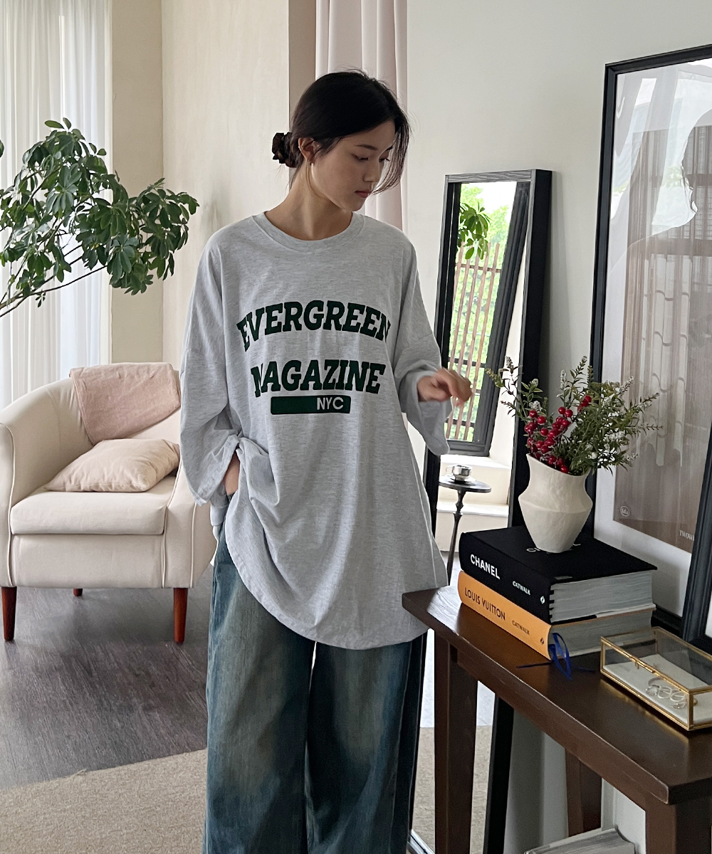 ボクシー半袖ワイドプリントTシャツ | レディースファッション通販
