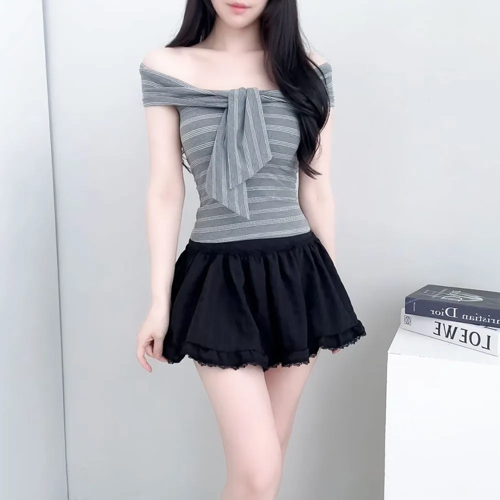 민소매 모델 착용 이미지-S1L61
