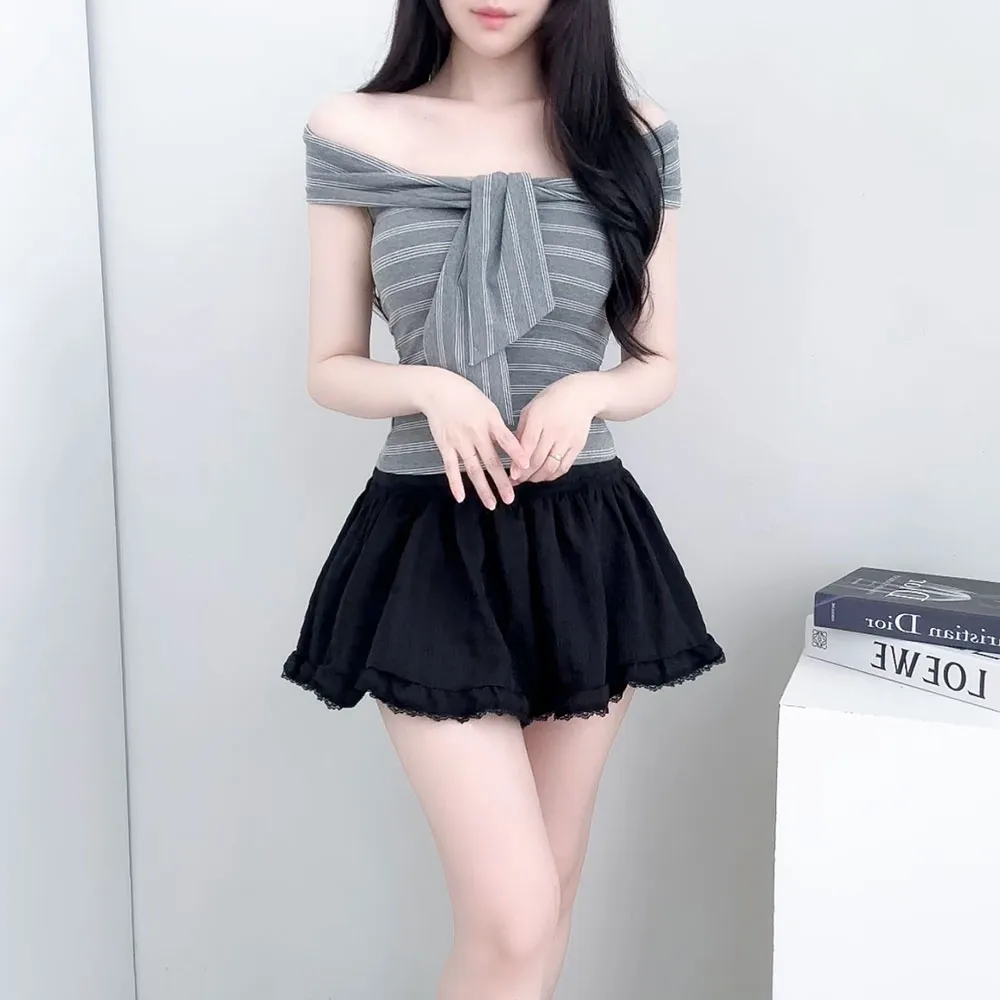 민소매 모델 착용 이미지-S1L40