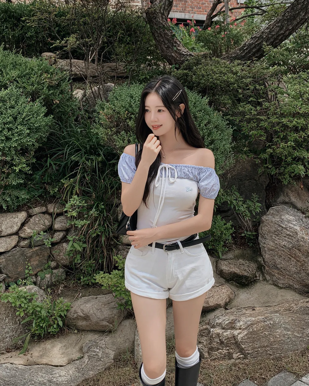 반바지 모델 착용 이미지-S1L122