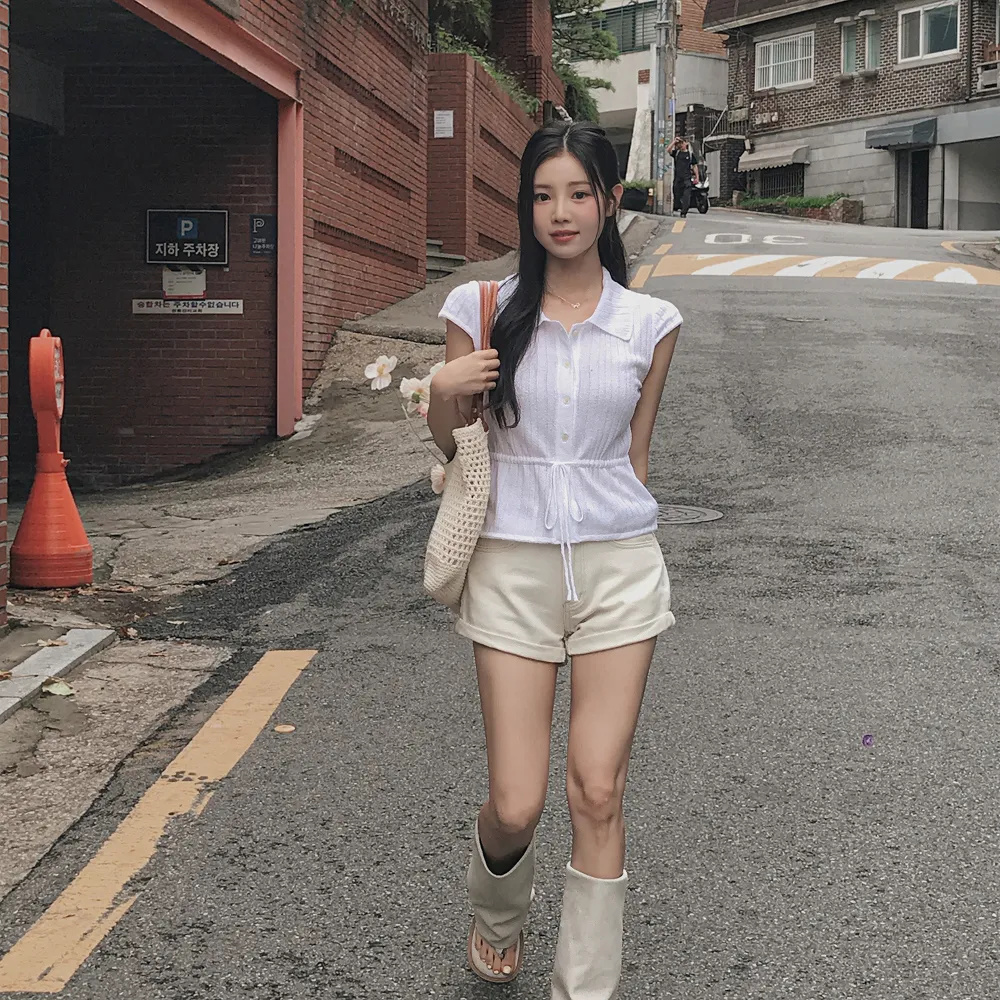 반바지 모델 착용 이미지-S1L45