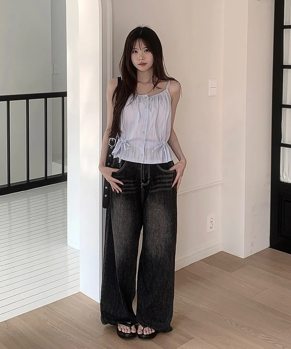 바지 모델 착용 이미지-S3L91