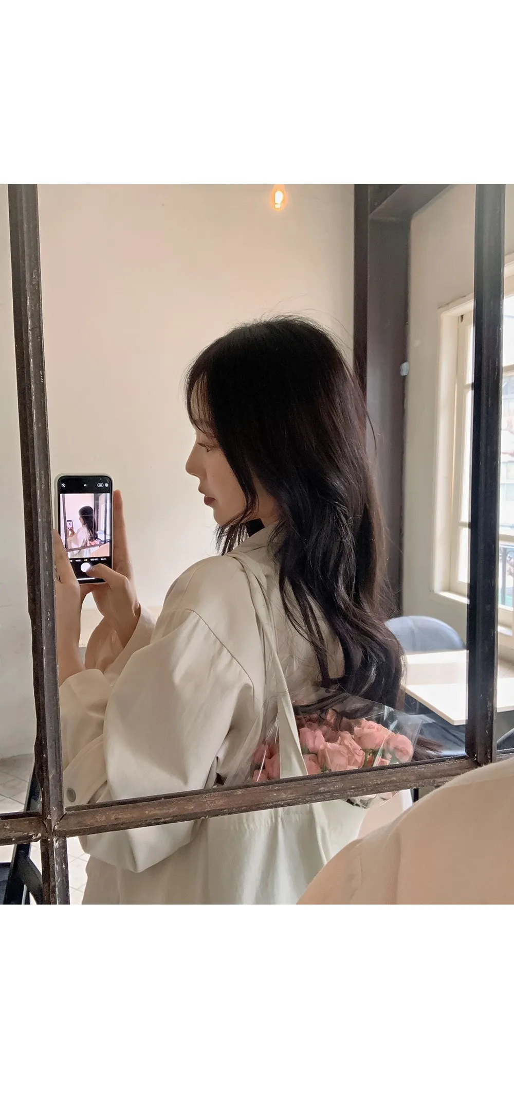 푸젠 루즈핏 하이넥 야상점퍼