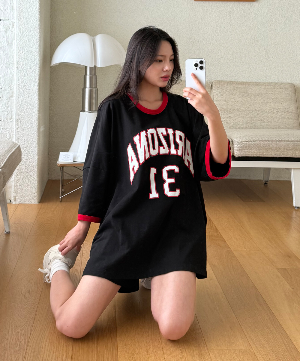 ドルマンボクシー半袖Tシャツショートパンツセットアップ | レディース