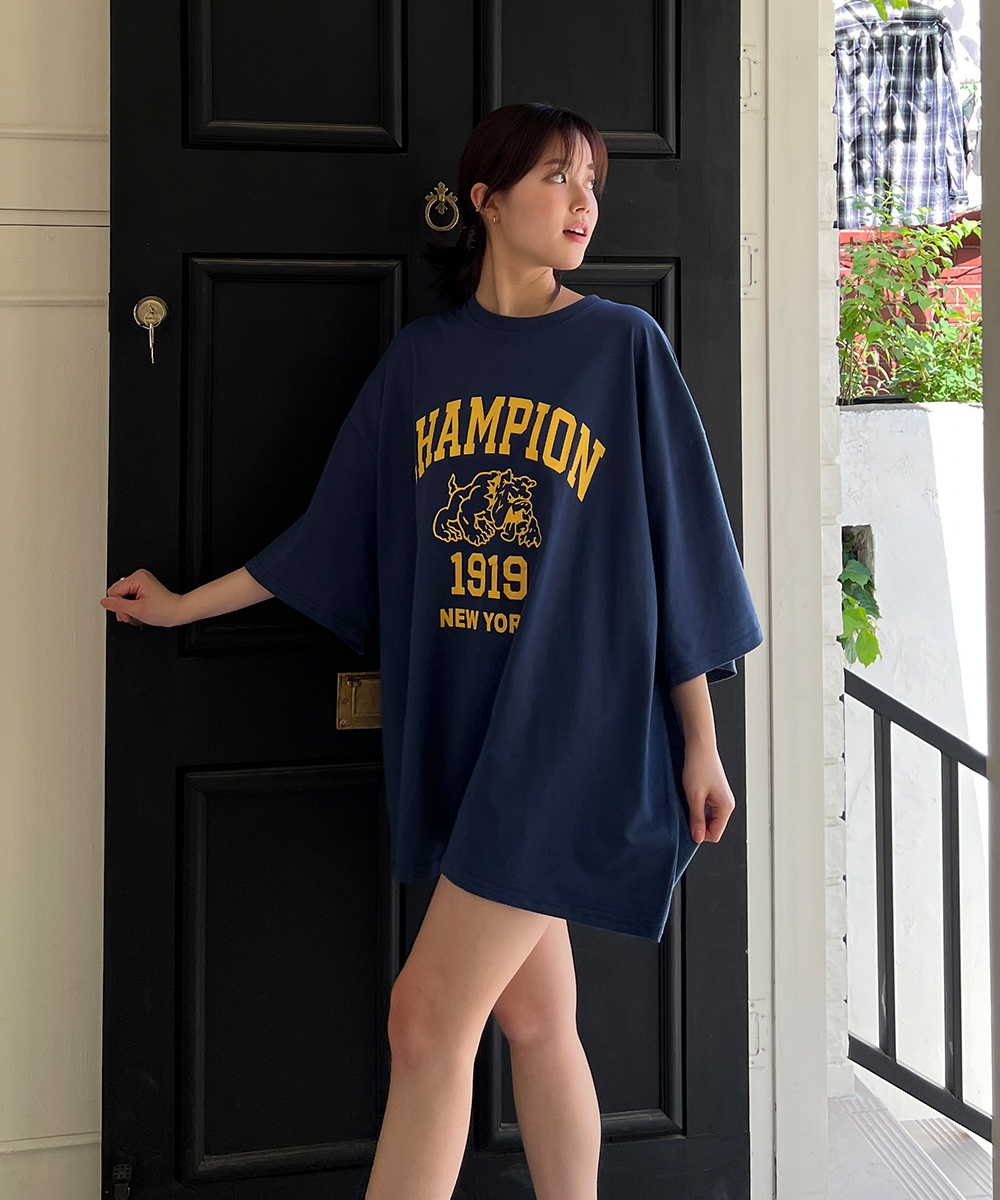 オーバーサイズボクシー半袖Tシャツ | レディースファッション通販