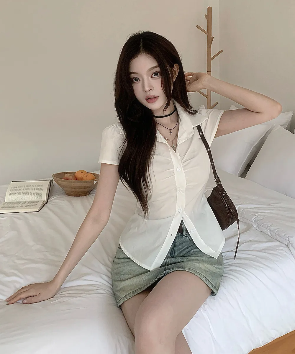 미니 스커트 모델 착용 이미지-S2L71