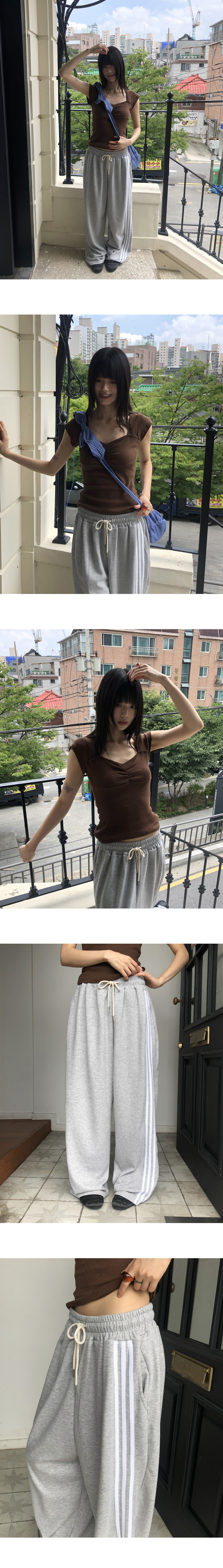 ゴムスナップボタントラックパンツ | レディースファッション通販 - DHOLIC