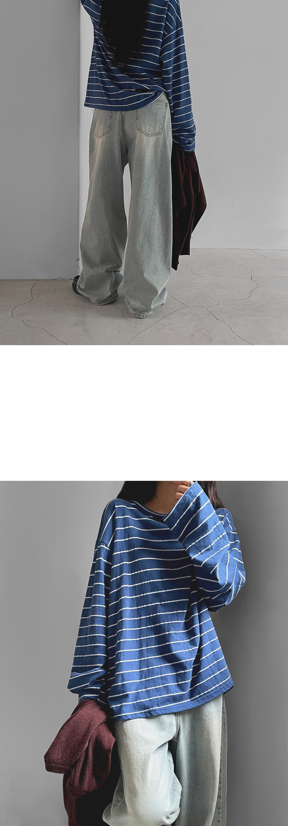 Supreme ライトブルーデニムパンツ BLACK BY MOUSSY（ブラックバイマウジー）の「DRIP light blue denim