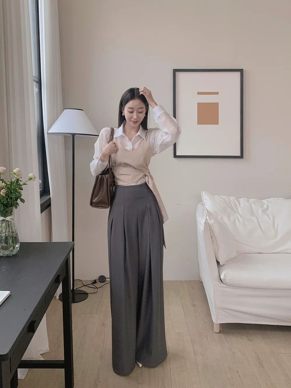 드레스 모델 착용 이미지-S1L48