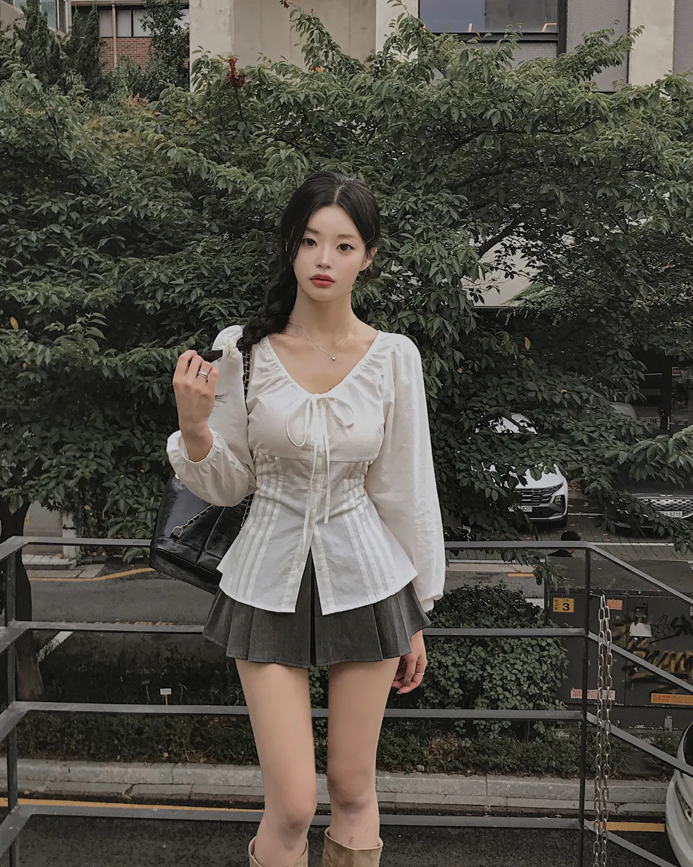 반바지 모델 착용 이미지-S1L88