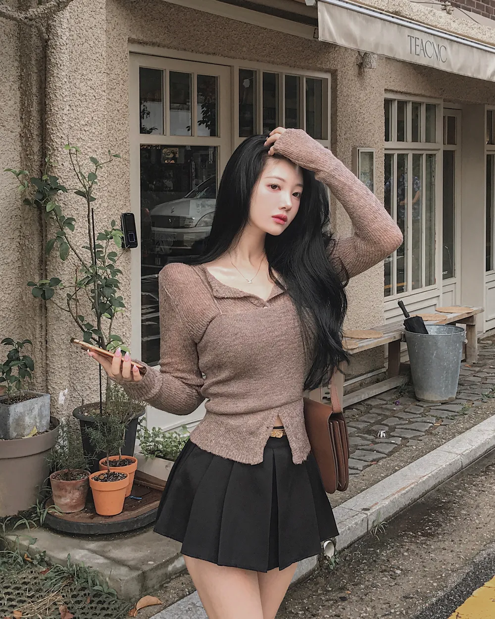 반바지 모델 착용 이미지-S1L83