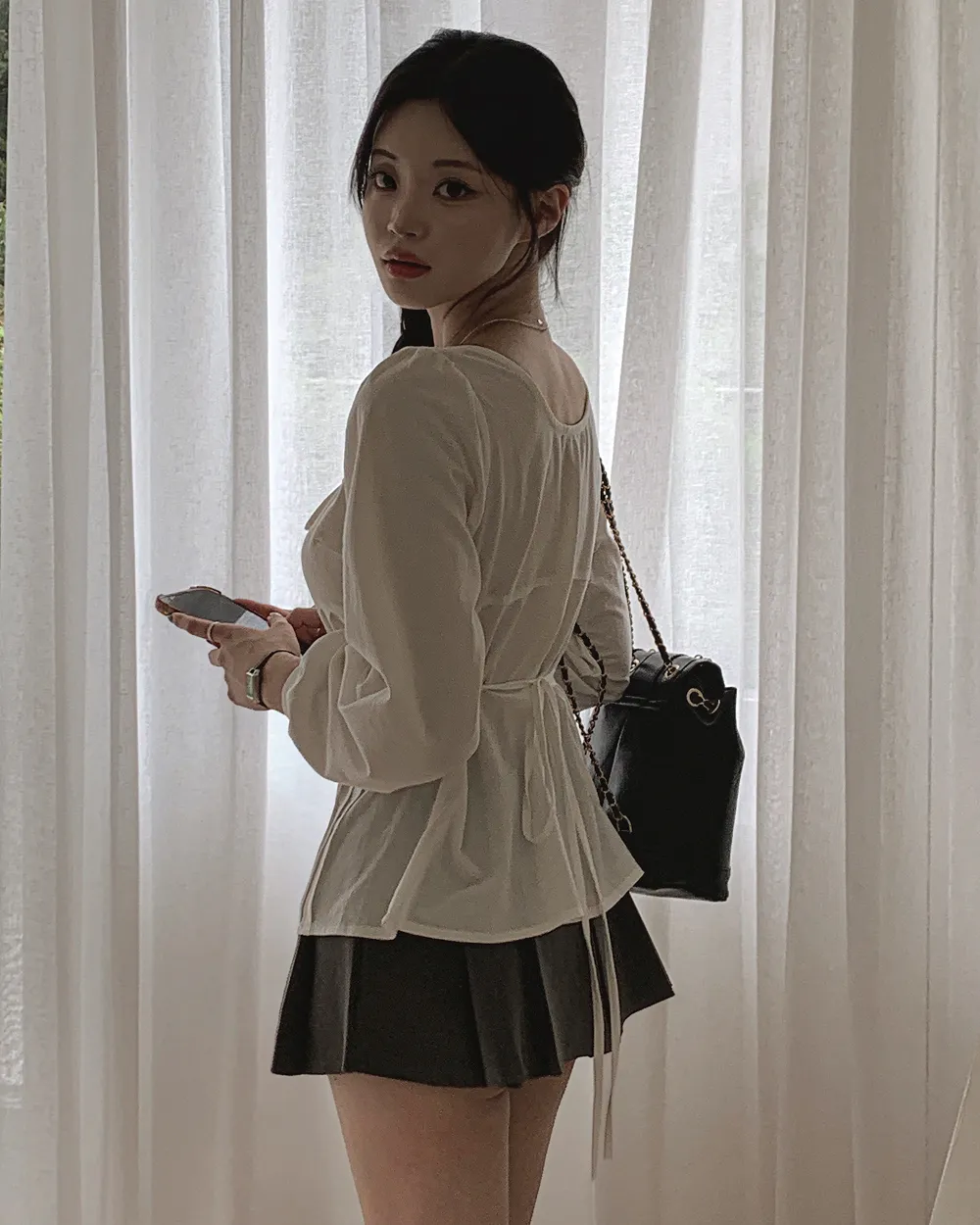 반바지 모델 착용 이미지-S1L96